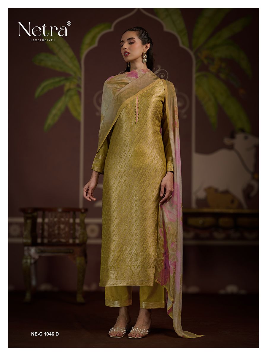 Divya Vol 2 Netra Muslin Pant Style Suits Supplier India