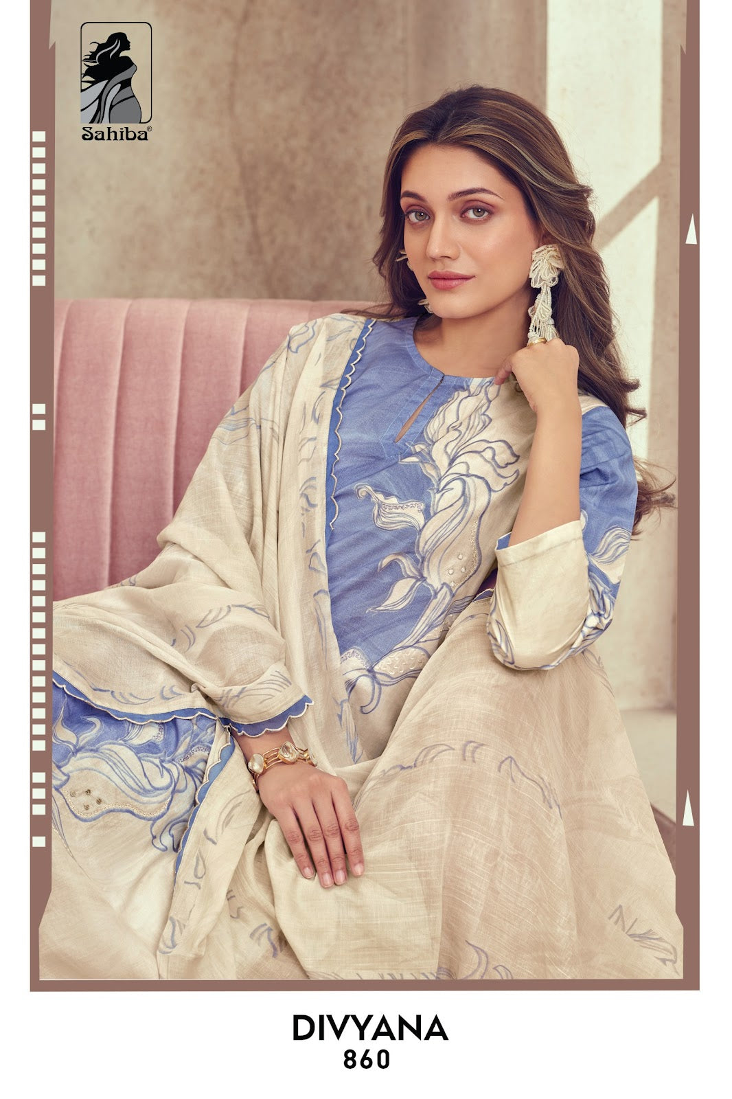 Divyana Sahiba Cotton Lawn Pant Style Suits Exporter