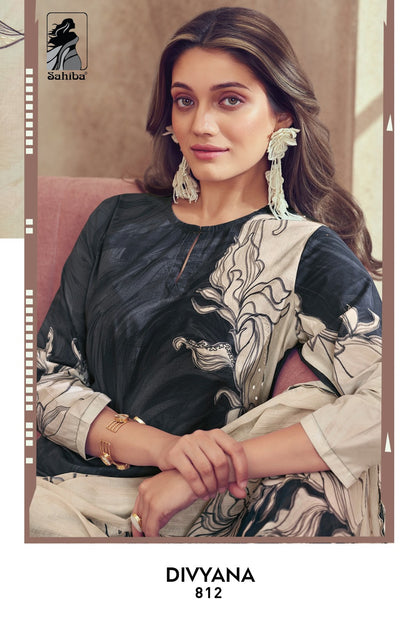 Divyana Sahiba Cotton Lawn Pant Style Suits Exporter