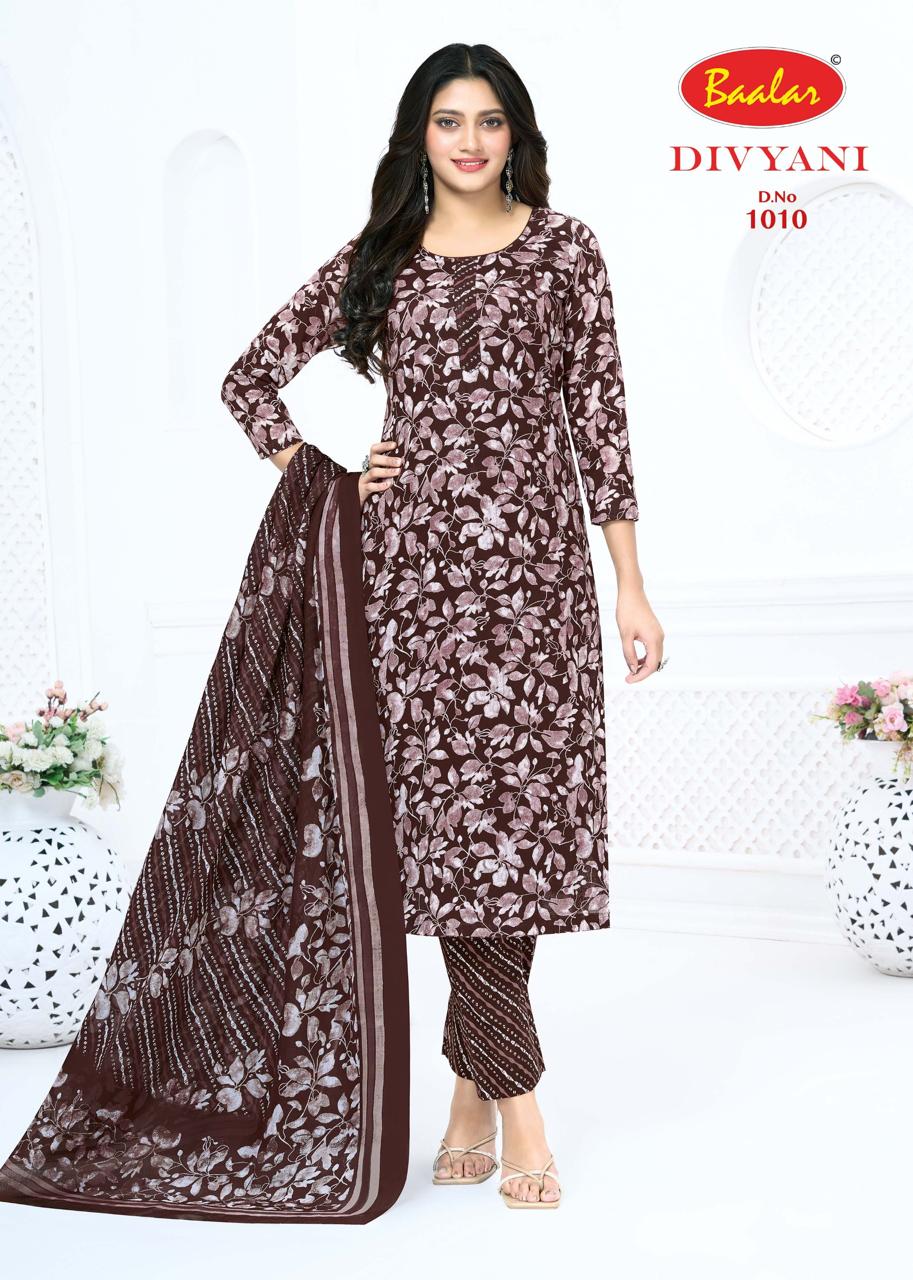 Divyani Vol 1 Baalar Cotton Dress Material Wholesale Price