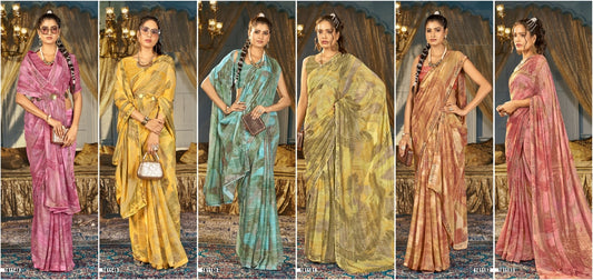 Divyanshi Vol 2 Vallabhi Prints Georgette Sarees Exporter India