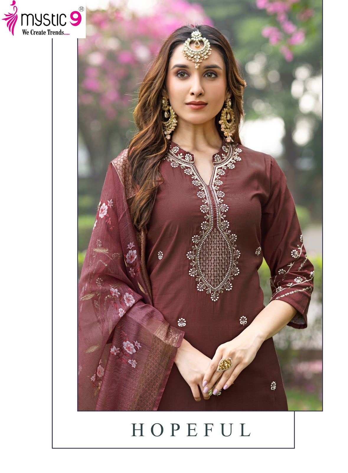Diya Vol 2 Mystic 9 Roman Silk Readymade Pant Style Suits Exporter Gujarat
