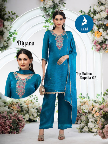 Diyana Kaya Fandy Readymade Pant Style Suits Manufacturer Ahmedabad