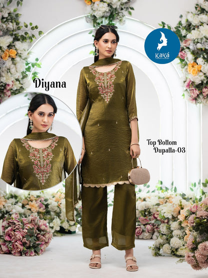 Diyana Kaya Fandy Readymade Pant Style Suits Manufacturer Ahmedabad