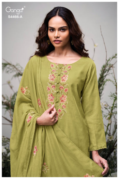 Diyanae 4466 Ganga Mul Plazzo Style Suits Manufacturer Ahmedabad