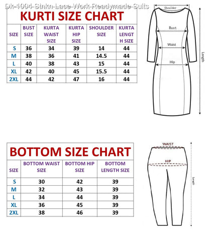 Dk-1004 Stnkn Muslin Cotton Readymade Pant Style Suits Manufacturer India