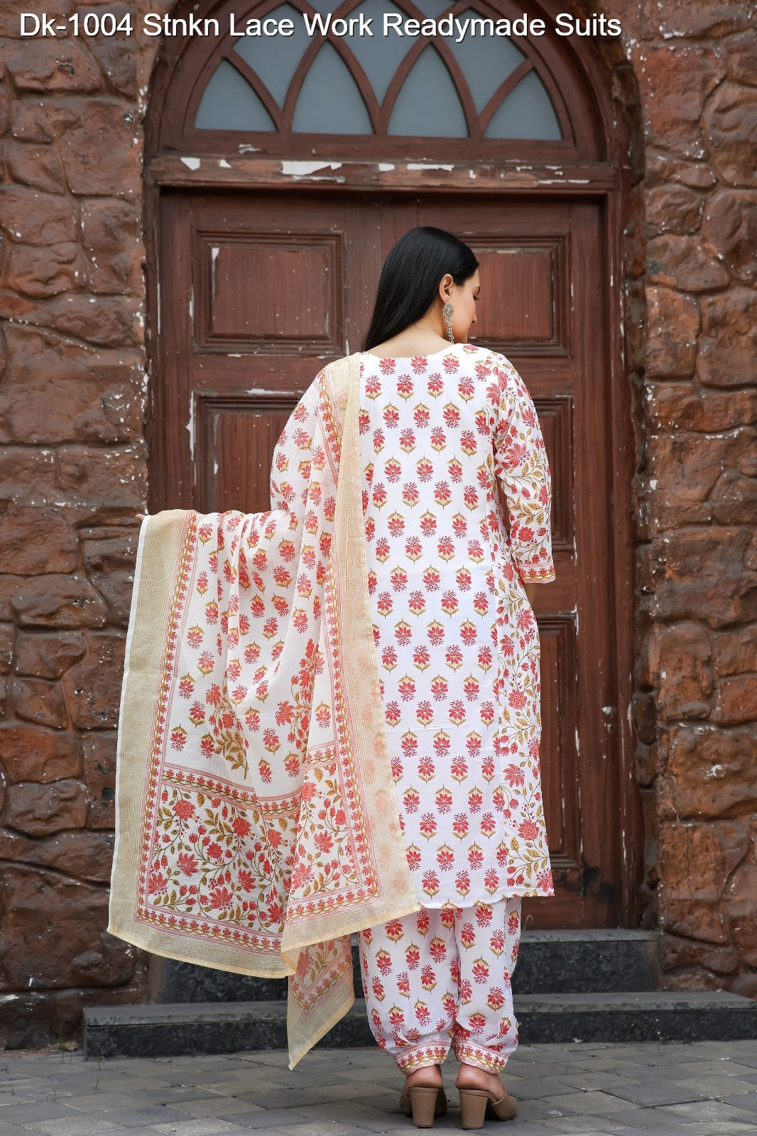 Dk-1004 Stnkn Muslin Cotton Readymade Pant Style Suits Manufacturer India