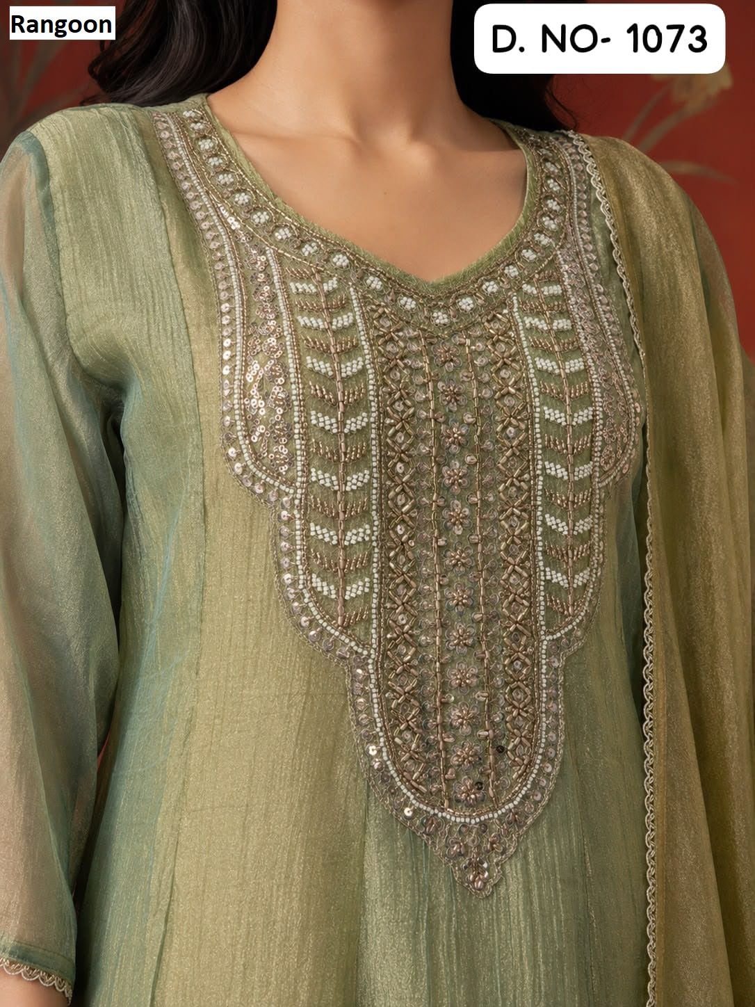 Dn 1072 To 1074 Rangoon Salsa Readymade Pant Style Suits Exporter