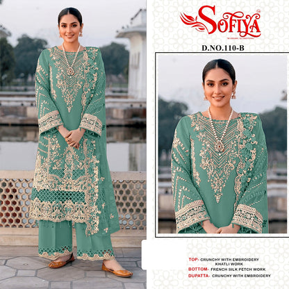 Dn 110 Abcd Sofiya Crunchy Pakistani Salwar Suits Exporter