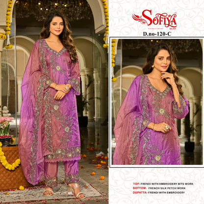 Dn 120 Abcd Sofiya Fendy Pakistani Salwar Suits Wholesaler