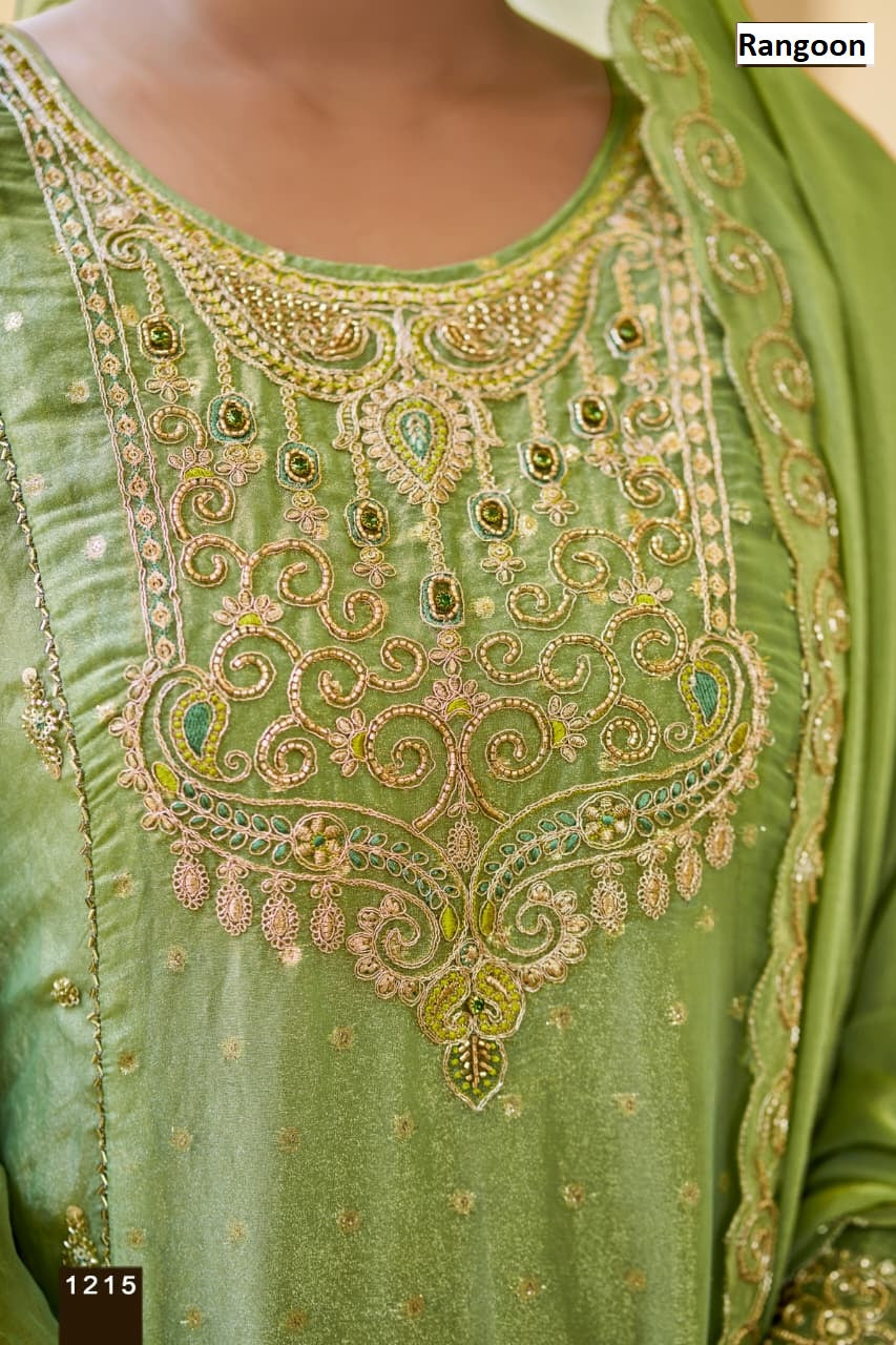 Dn 1214-1217 Rangoon Chiffon Readymade Suits Wholesale Price