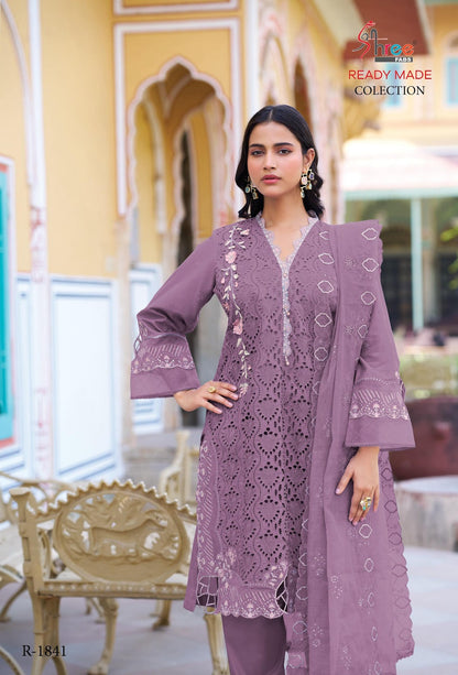 Dn 1841 Shree Fabs Cotton Cambric Pakistani Readymade Suits Manufacturer India