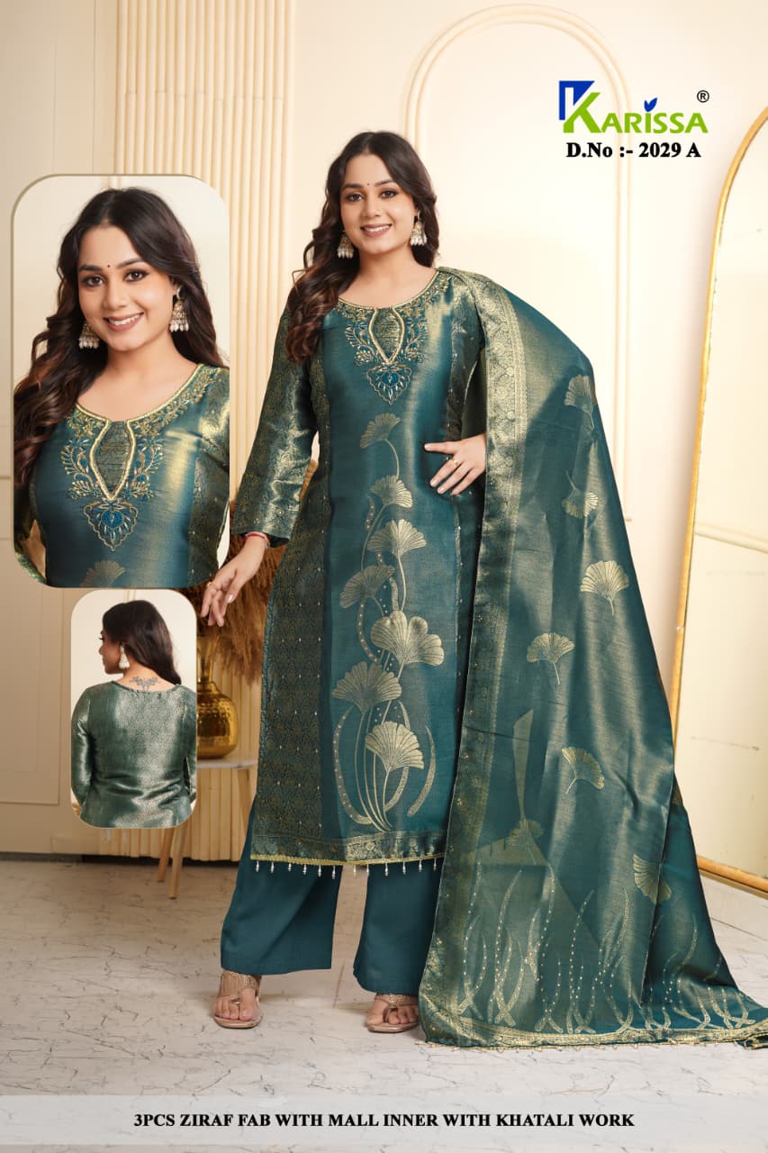 Dn 2029-2030 Karissa Readymade Pant Style Suits Manufacturer Gujarat