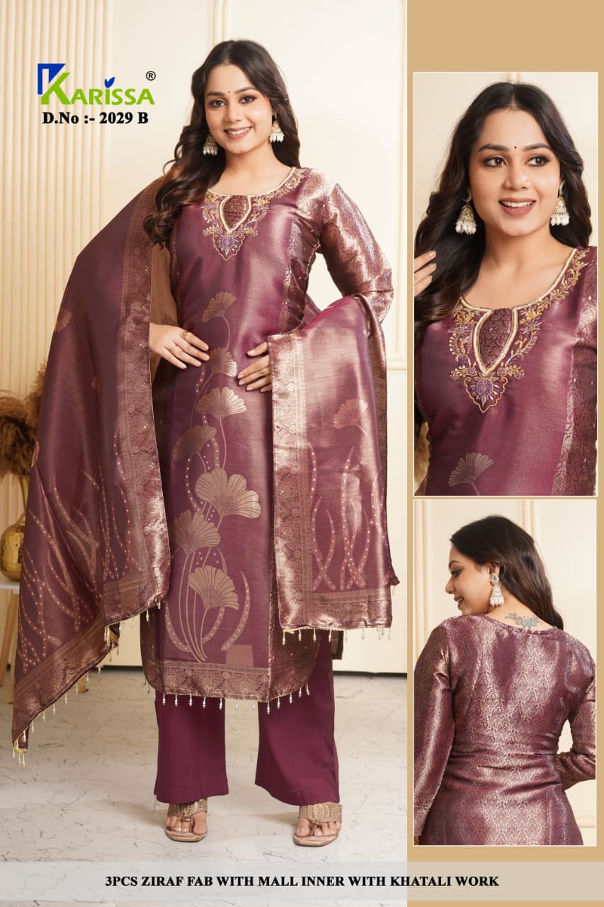 Dn 2029-2030 Karissa Readymade Pant Style Suits Manufacturer Gujarat