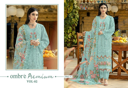 Dn 3961 Ombre Premium Vol 2 Color Collection Shree Fabs Cotton Pakistani Salwar Suits Wholesaler India