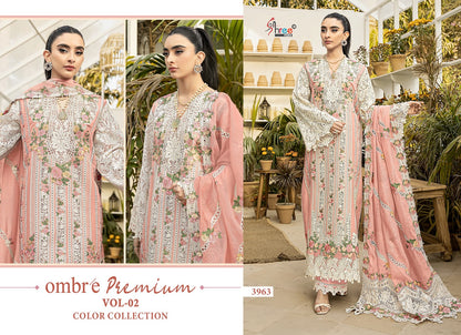 Dn 3963 Ombre Premium Vol 2 Color Collection Shree Fabs Cotton Pakistani Salwar Suits Wholesale