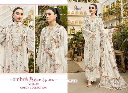 Dn 3963 Ombre Premium Vol 2 Color Collection Shree Fabs Cotton Pakistani Salwar Suits Wholesale