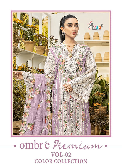 Dn 3963 Ombre Premium Vol 2 Color Collection Shree Fabs Cotton Pakistani Salwar Suits Wholesale