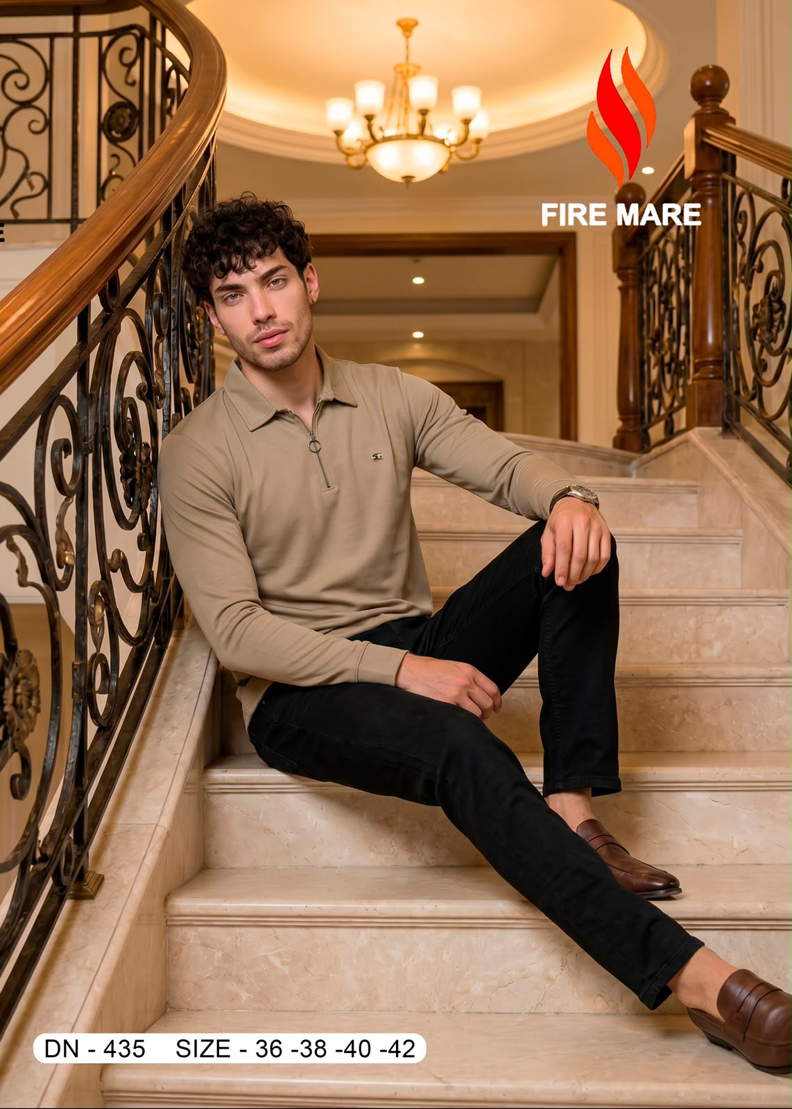 Dn 435 Fire Mare Twill Mens Tshirts Supplier