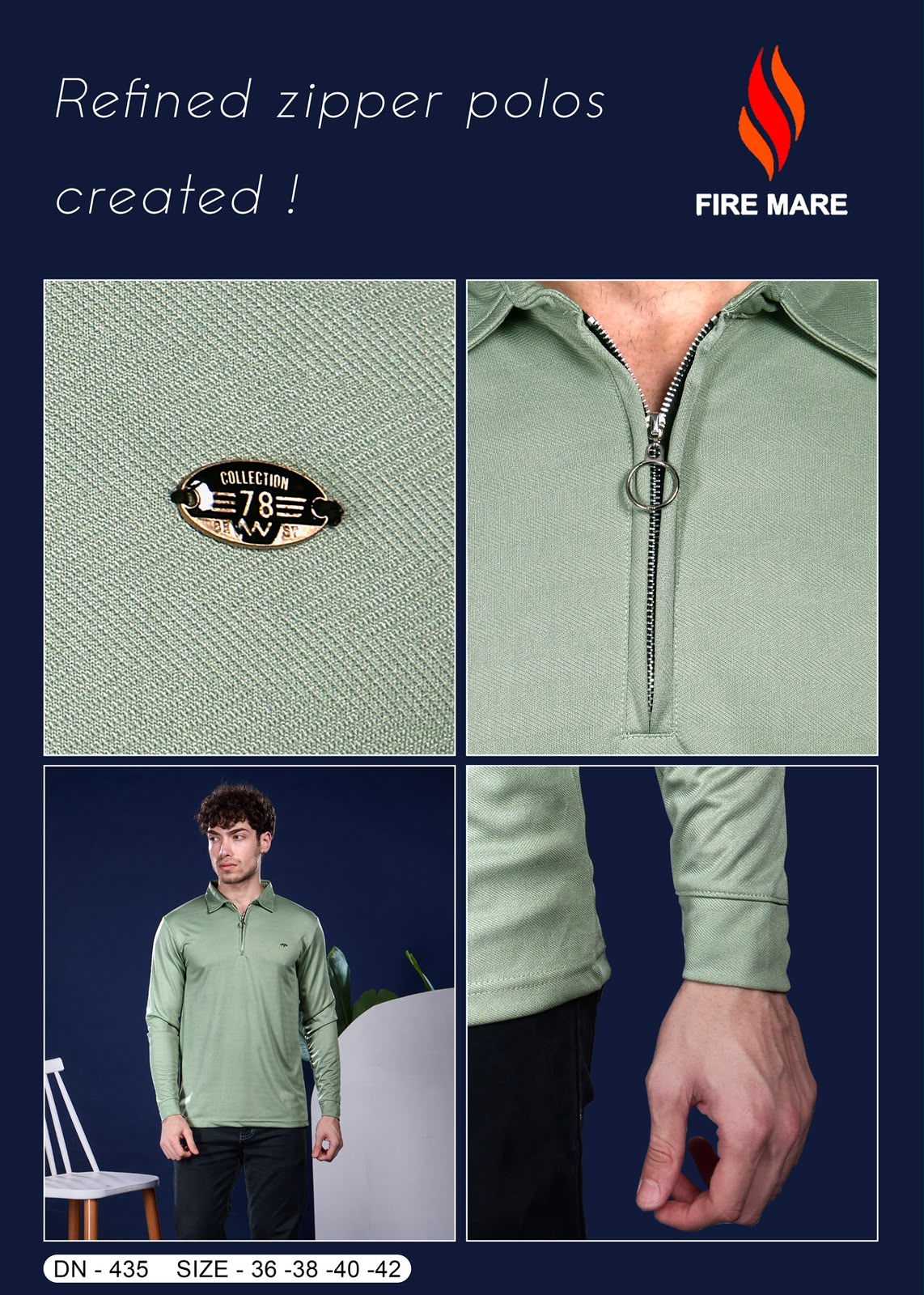 Dn 435 Fire Mare Twill Mens Tshirts Supplier