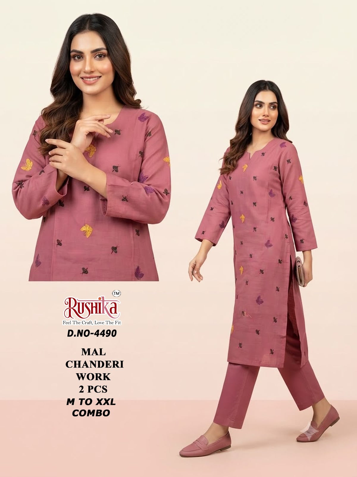 Dn 4482-4493 Rushika Chanderi Co Ord Set Exporter India