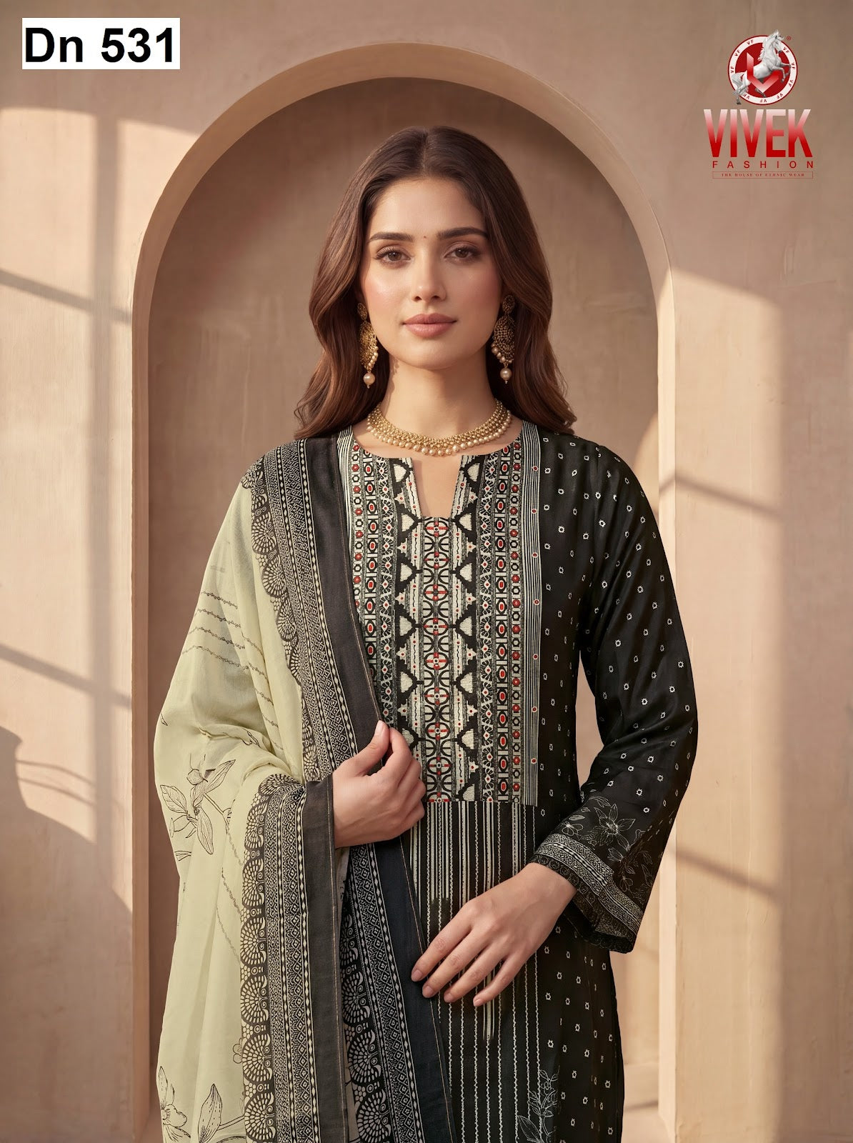 Dn 531 Vivek Pure Maslin Pant Style Suits Wholesaler Gujarat