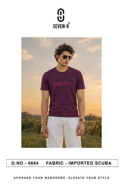 Dn 5684 Seven 9 Lycra Mens Tshirts Exporter