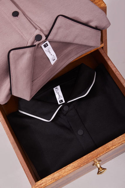Dn 8024 Full Sleeves Sigar Interlock Mens Tshirts Exporter
