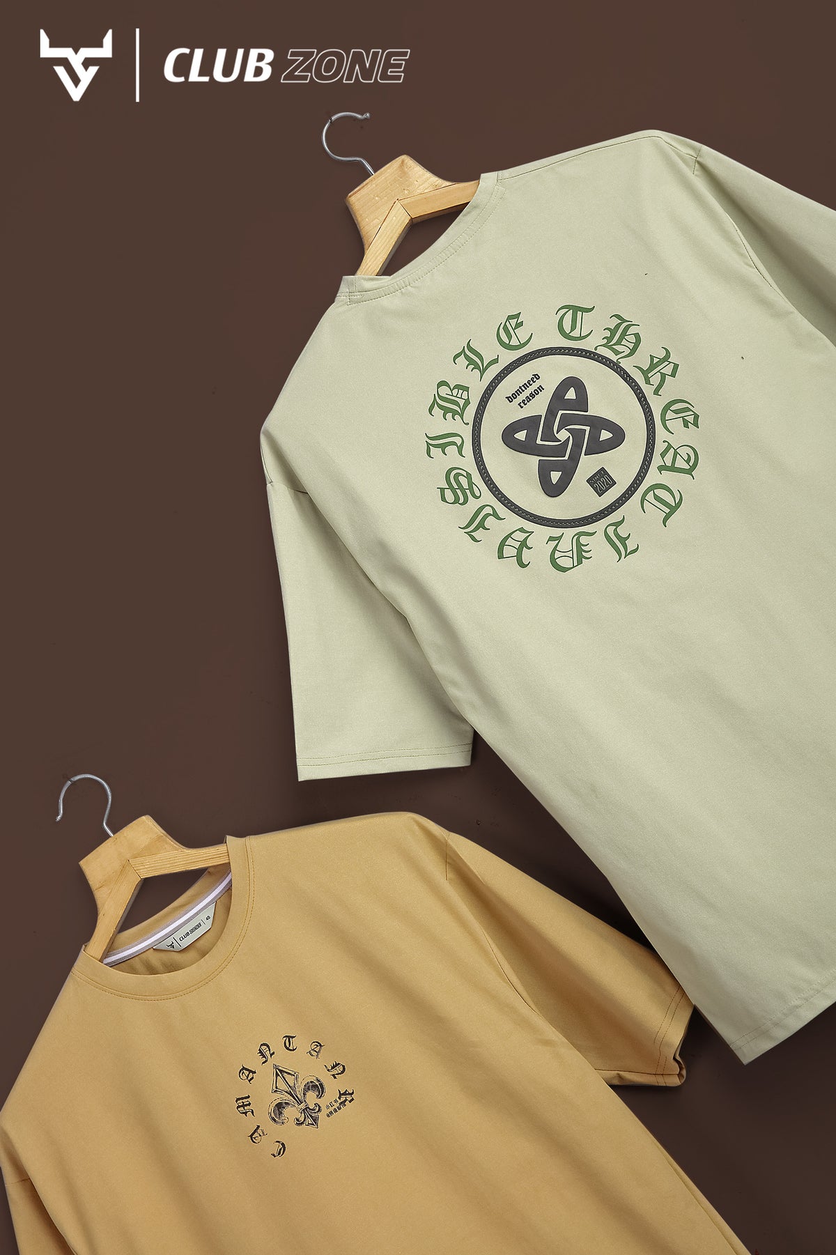 Dno 2063 Club Zone Cotton Mens Tshirts Manufacturer Gujarat