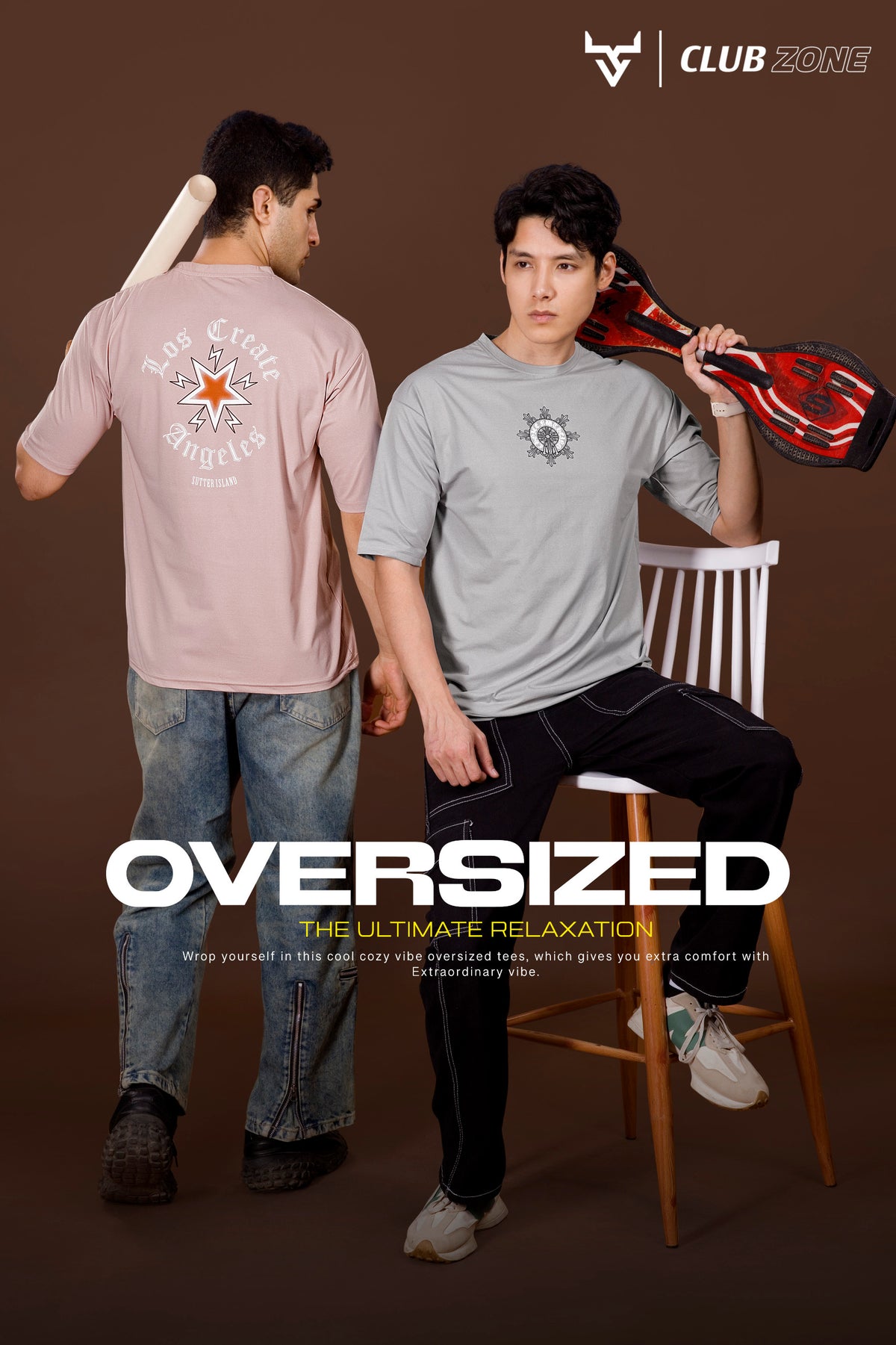 Dno 2063 Club Zone Cotton Mens Tshirts Manufacturer Gujarat