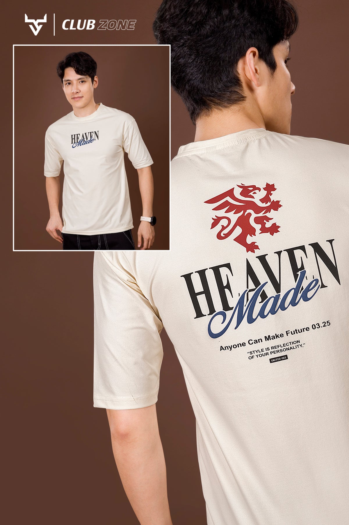 Dno 2063 Club Zone Cotton Mens Tshirts Manufacturer Gujarat