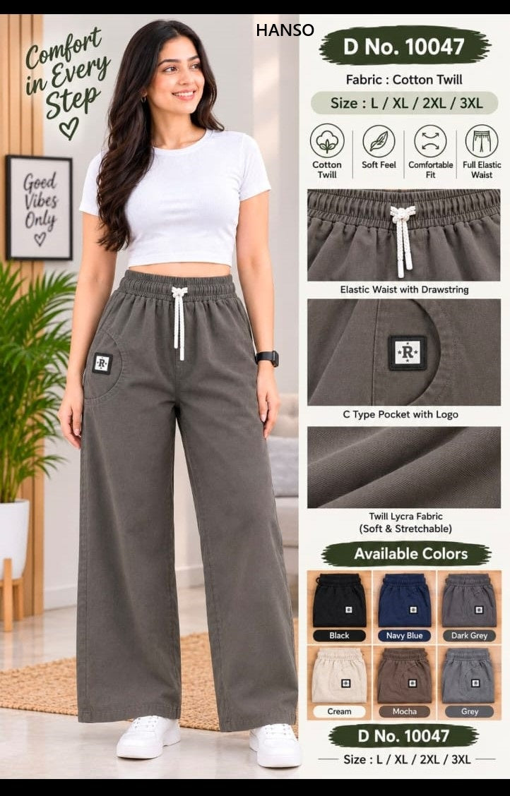 Dno 10047 Hanso Cotton Women Trouser Exporter Ahmedabad