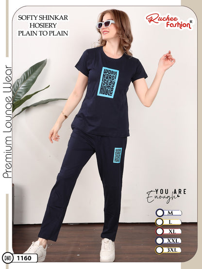 Dno 1160-1165 Ruchee Fashion Sinker Pyjama Night Suits Wholesaler Gujarat