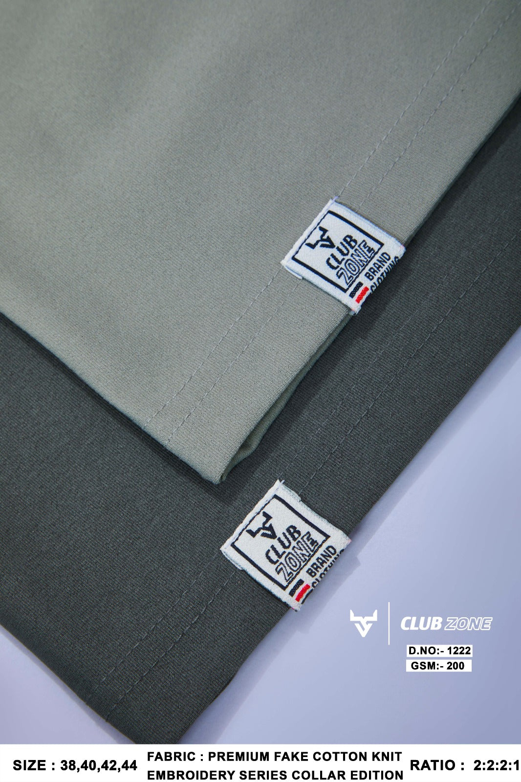 Dno 1222 Club Zone Fake Cotton Mens Tshirts Wholesale Rate