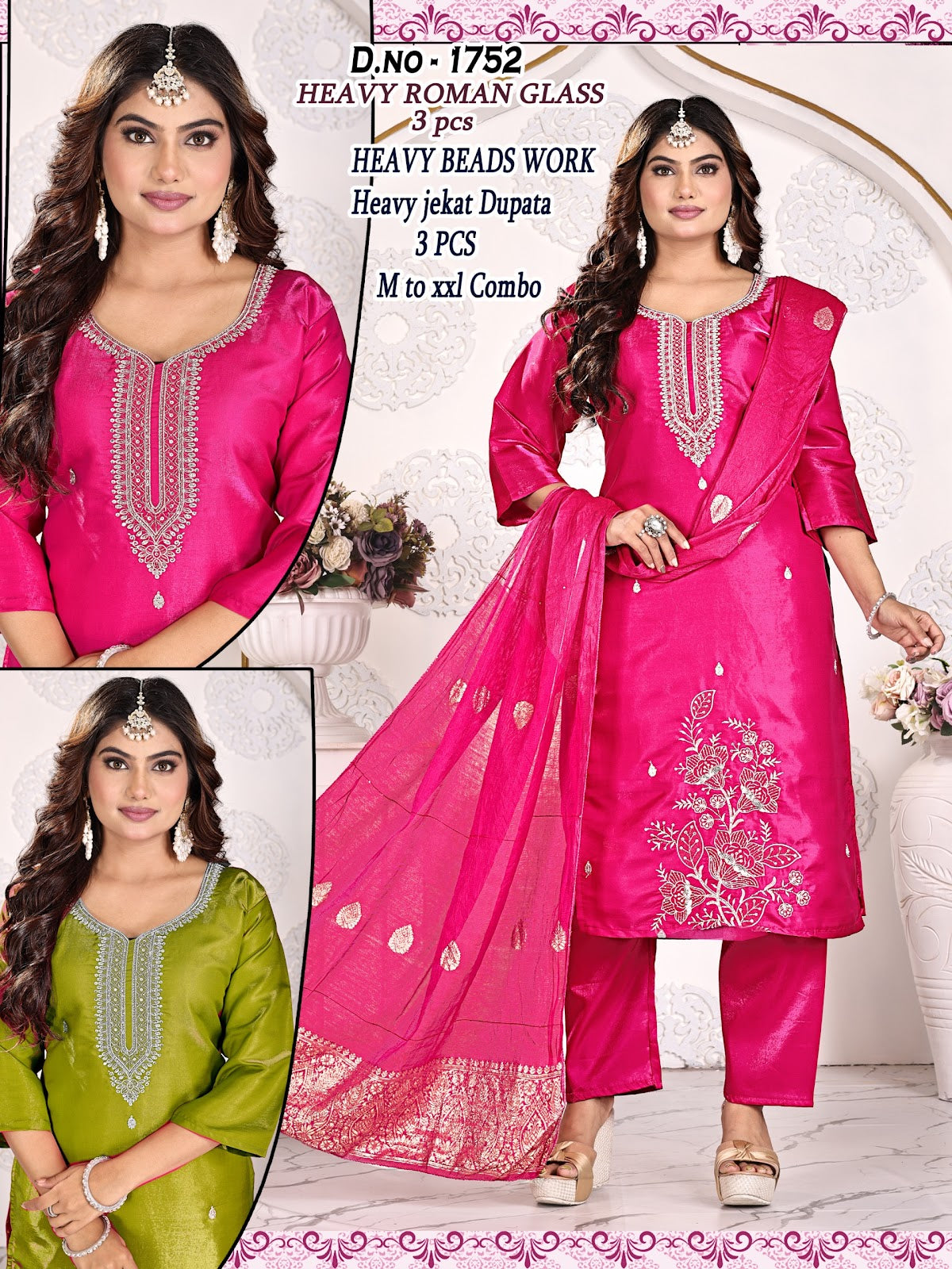 Dno 1751-1756 Knk Roman Readymade Pant Style Suits Supplier