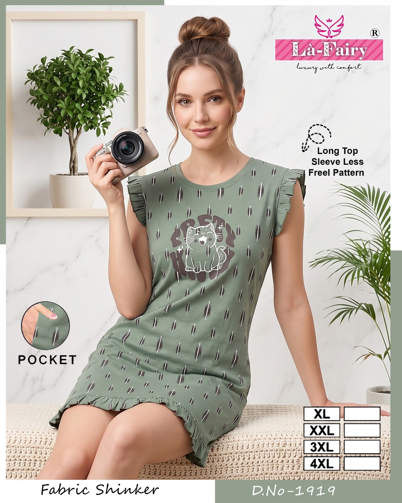 Dno 1919 La Fairy Sinker Designer Long Top Wholesaler