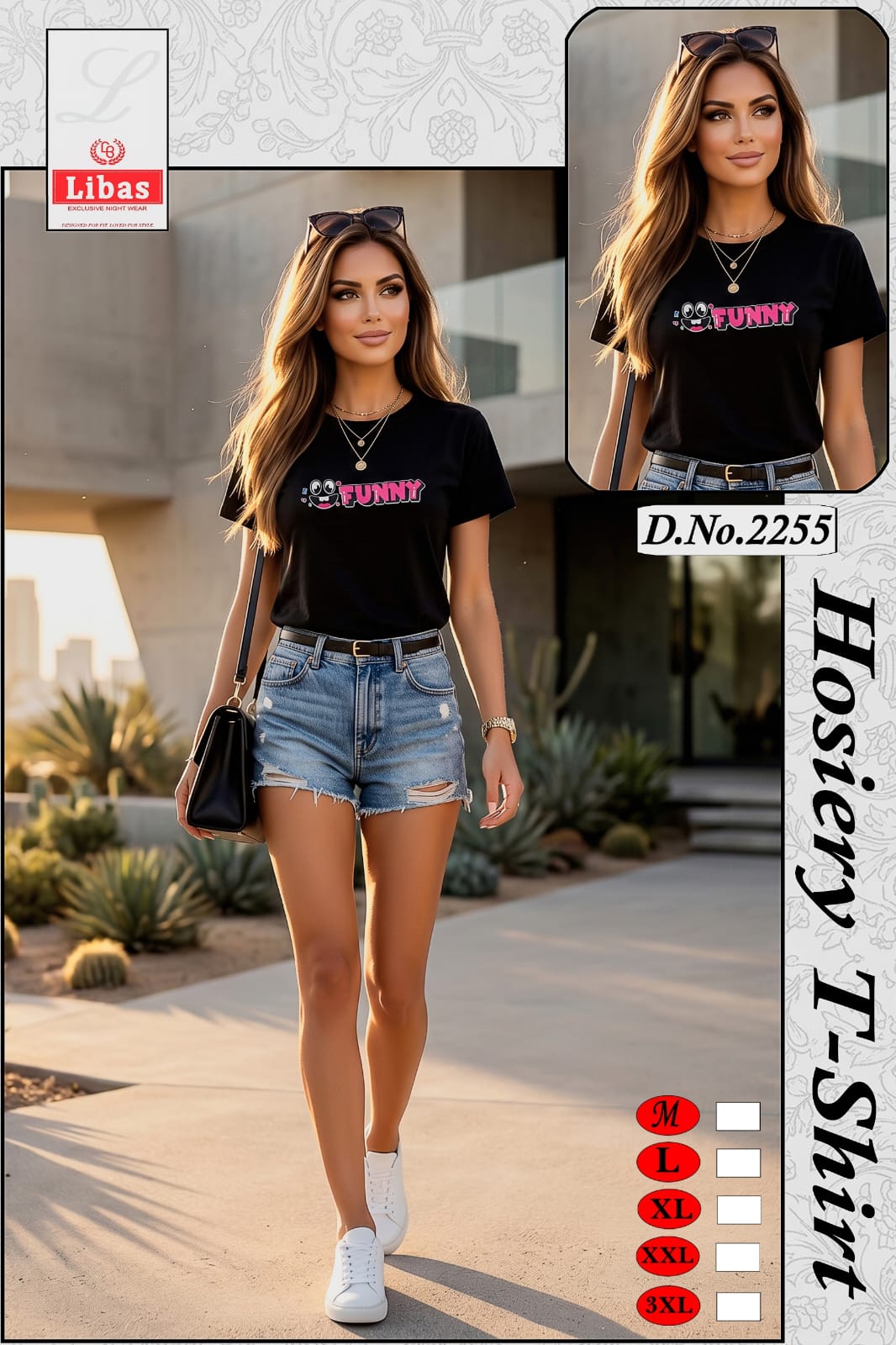 Dno 2255 Amiti Hosiery Women Tshirt Supplier Ahmedabad
