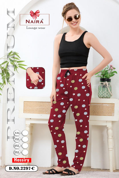 Dno 2297 Kavyansika Hosiery Cotton Women Night Lower Wholesaler Ahmedabad