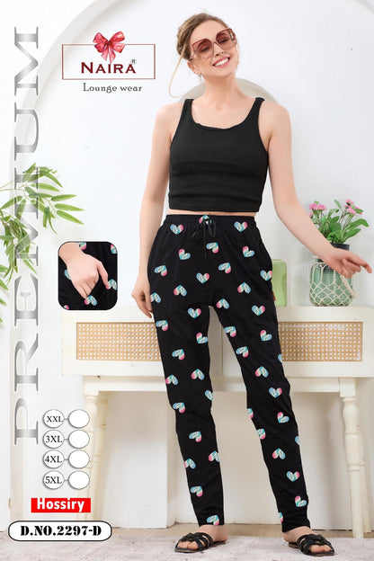 Dno 2297 Kavyansika Hosiery Cotton Women Night Lower Wholesaler Ahmedabad