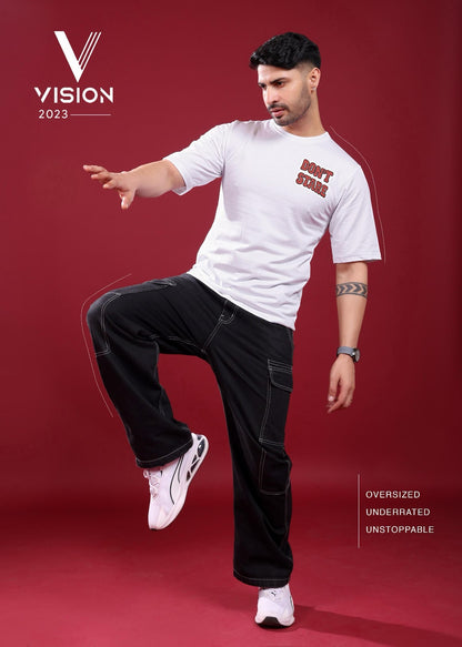 Dno 277 Vision Cotton Looper Mens Tshirts Wholesale Rate