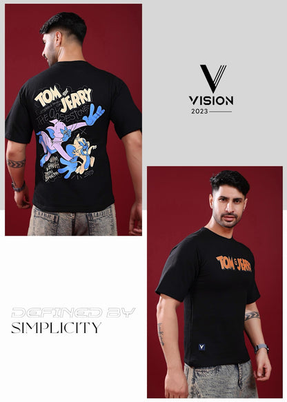 Dno 277 Vision Cotton Looper Mens Tshirts Wholesale Rate
