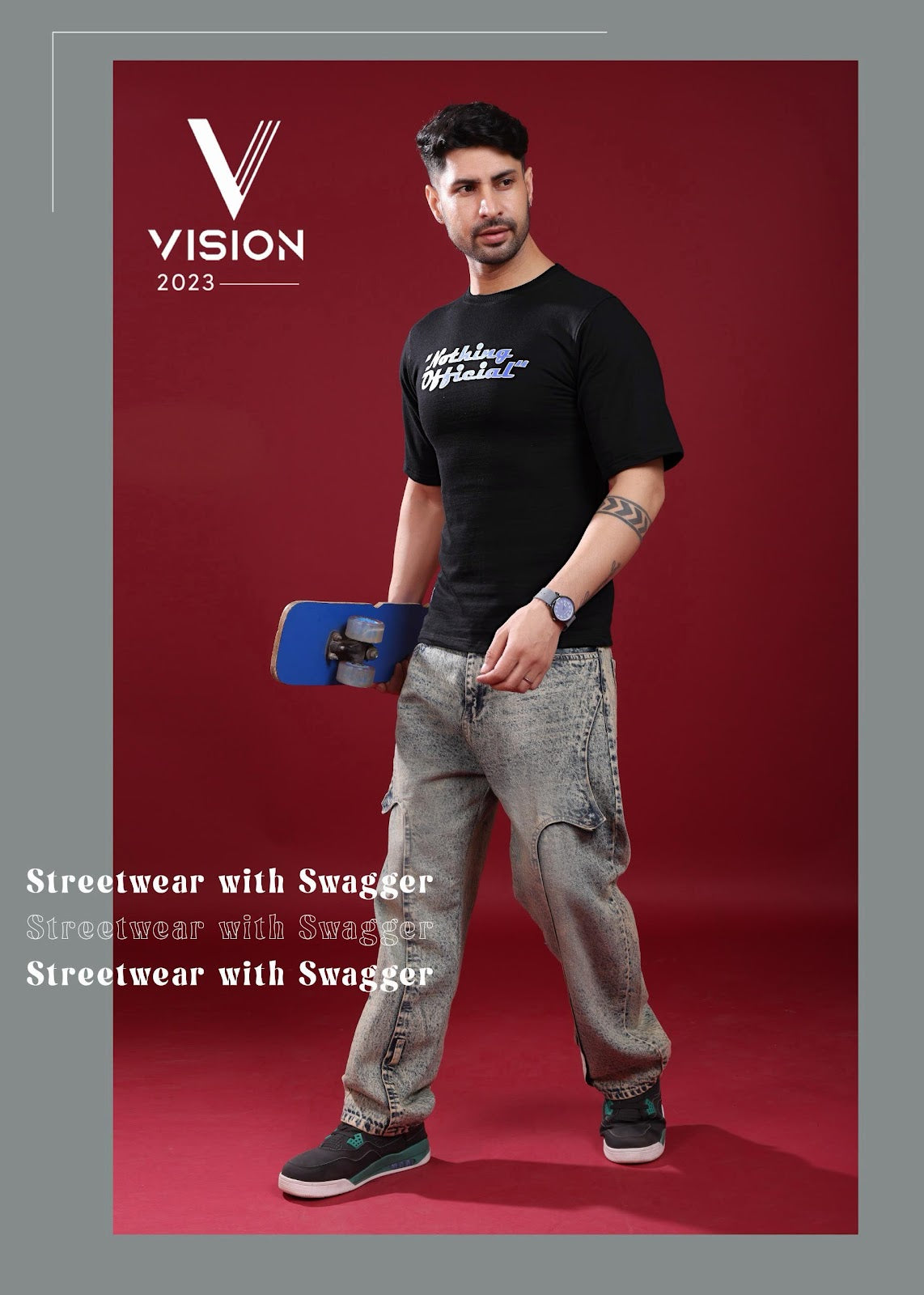 Dno 277 Vision Cotton Looper Mens Tshirts Wholesale Rate