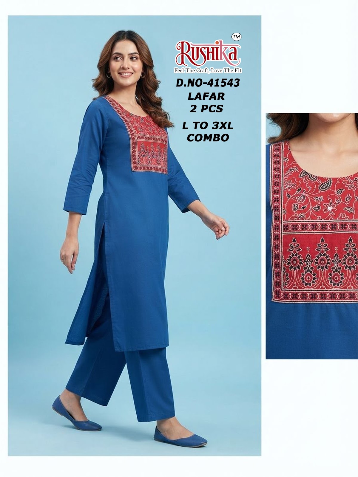 Dno 4142 To 4153 Rushika Lafar Co Ord Set Wholesale Rate