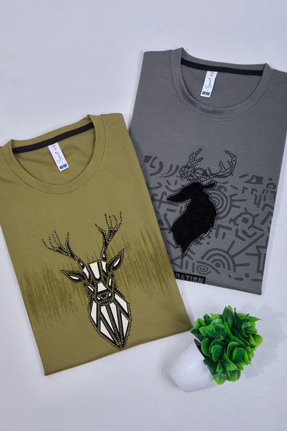 Dno 5639 Imported Sigar Dobby Mens Tshirts Exporter Ahmedabad