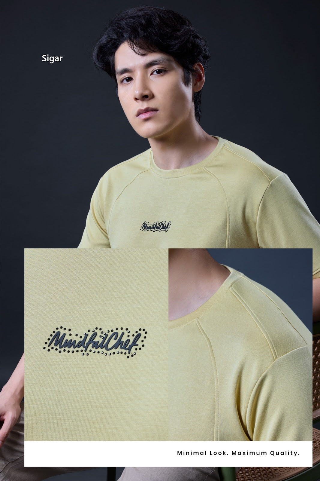 Dno 5665 Self Cut Sigar Imported Mens Tshirts Manufacturer