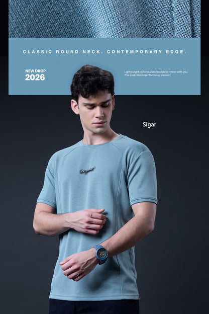 Dno 5665 Self Cut Sigar Imported Mens Tshirts Manufacturer