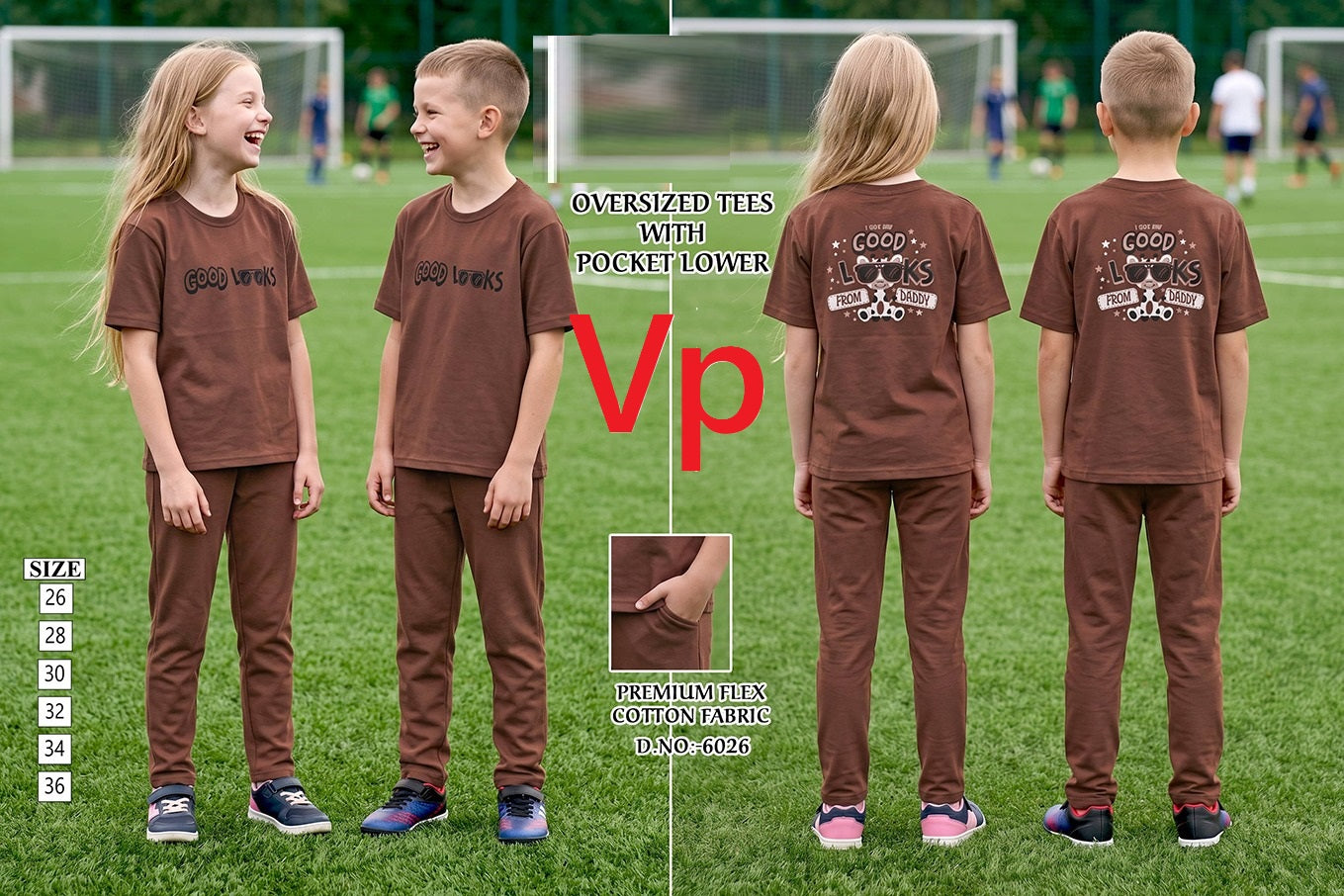 Dno 6026 Vp Hosiery Cotton Unisex Kids Co Ord Set Supplier Gujarat