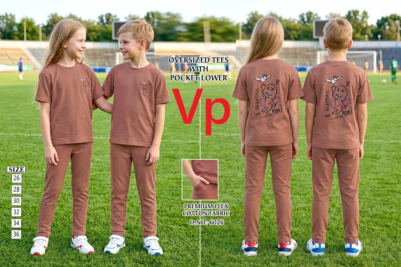 Dno 6026 Vp Hosiery Cotton Unisex Kids Co Ord Set Supplier Gujarat