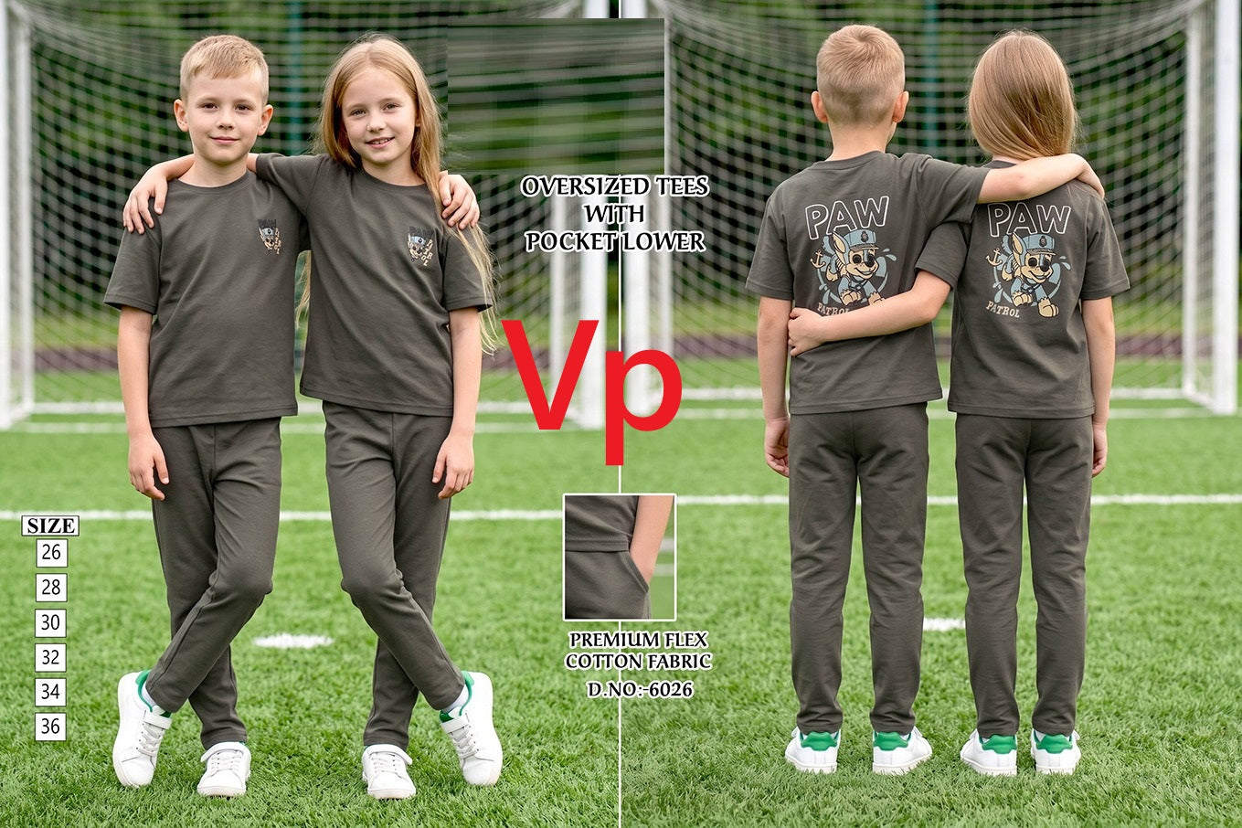 Dno 6026 Vp Hosiery Cotton Unisex Kids Co Ord Set Supplier Gujarat