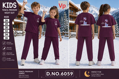 Dno 6059 Vp Tencil Unisex Kids Co Ord Set Exporter